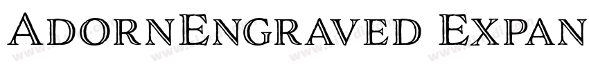 AdornEngraved Expand字体转换 AdornEngraved Expand字体转换